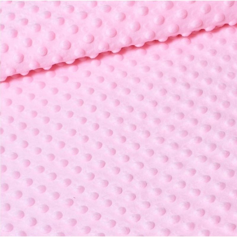 Tessuto Minky Rosa Chiaro 4€19 Pile Peluche | Tissus Loup