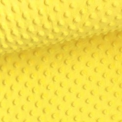 Tessuto Minky Giallo Brillante | Tissus Loup