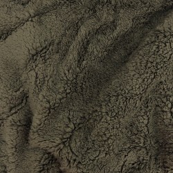 Tessuto Pelliccia Teddy  Grigio Grafite | Tessuti Lupo