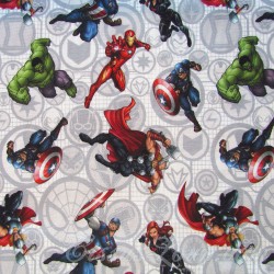 Tessuto Marvel Avengers Supereroi in azione | Tessuti Lupo