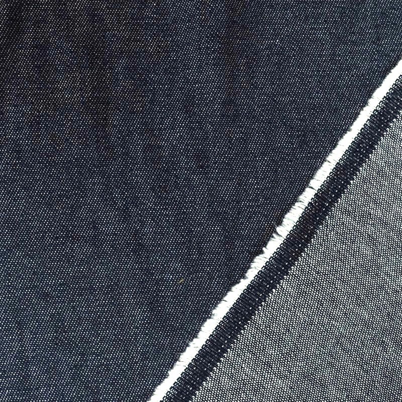 Tessuto Jeans Denim Leggero Blu Marino Cotone | Tessuti Lupo