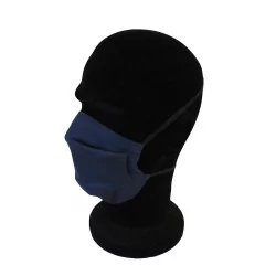 Maschera di protezione Blu Navy pieghevole riutilizzabile AFNOR | Tissus Loup