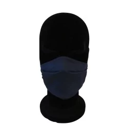 Maschera di protezione Blu Navy pieghevole riutilizzabile AFNOR | Tissus Loup