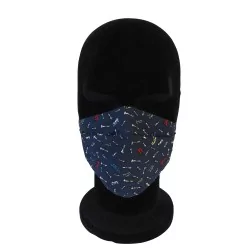Maschera di protezione Gioco di Scacchi pieghevole riutilizzabile AFNOR | Tissus Loup