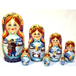 Bambola russa Inverno Russo...
