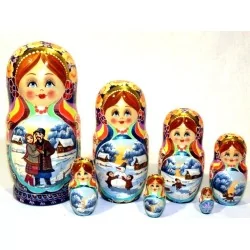 Bambola russa Inverno Russo...