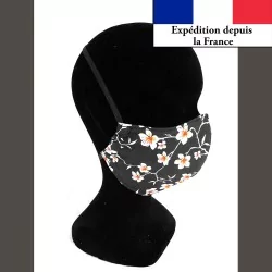 Maschera di protezione Fiore di Ciliegio | Tissus Loup