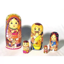 Bambola russa Famiglia...