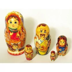 Bambola russa Famiglia...