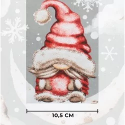 Tessuto di Cotone Elfi nelle Nuvole di Natale | Tissus Loup