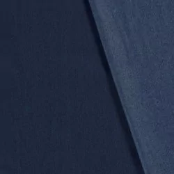 Tessuto Jeans Denim prelavato blu marino | Tissus Loup