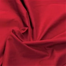 Tessuto di Cotone Rosso Rubino | Tissus Loup