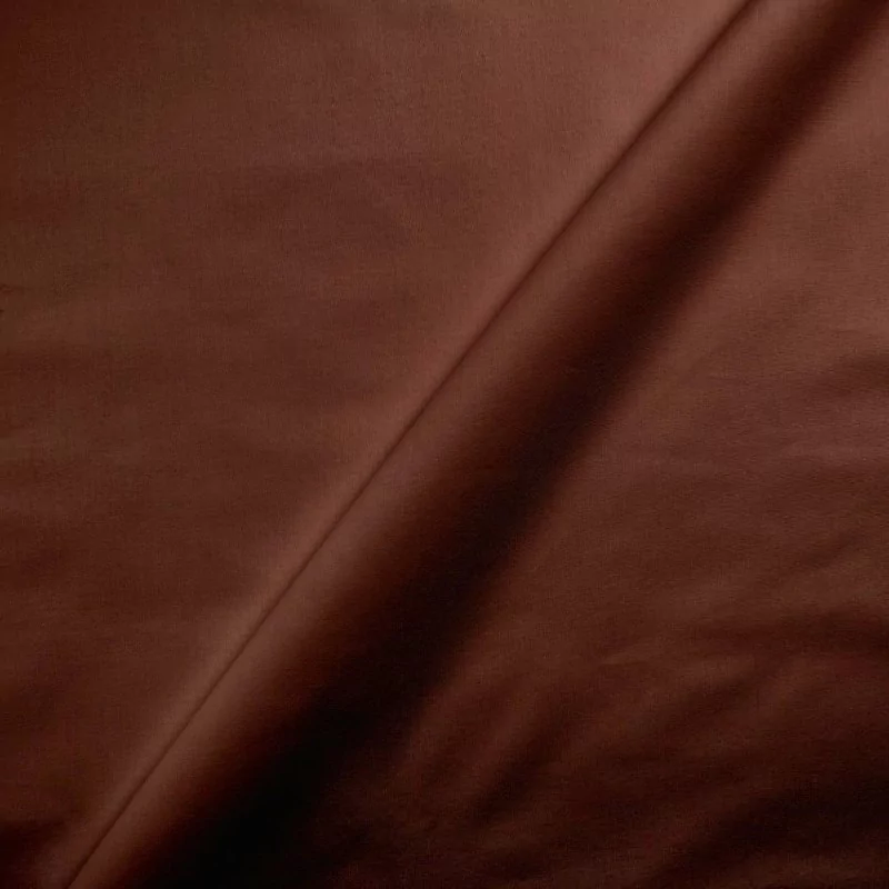 Tessuto di Cotone Cioccolato Marrone | Tissus Loup