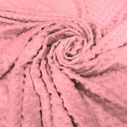 Tessuto Minky Rosa Antico | Tissus Loup