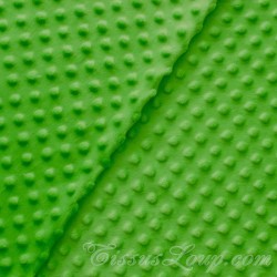 Tessuto Minky Verde Pappagallo | Tessuti Lupo