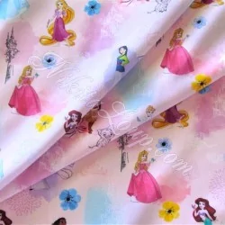 Tessuto Cotone Principesse Disney | Tessuti Lupo