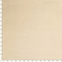 Tessuto di Velluto Jersey Cotone Beige Chiaro | Tessuti Lupo