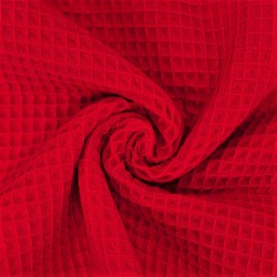 Tessuto a Nido d'Ape Rosso