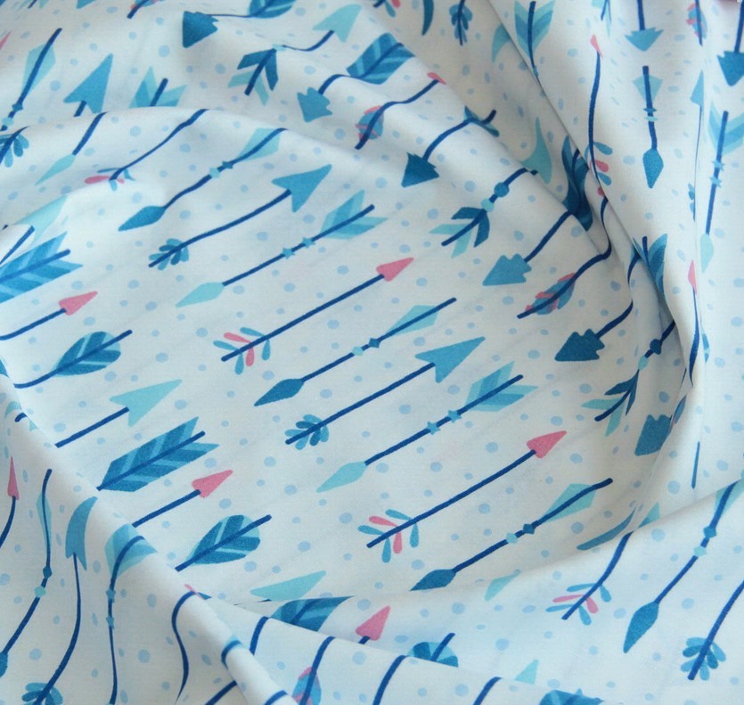 Tessuto frecce blu — 3