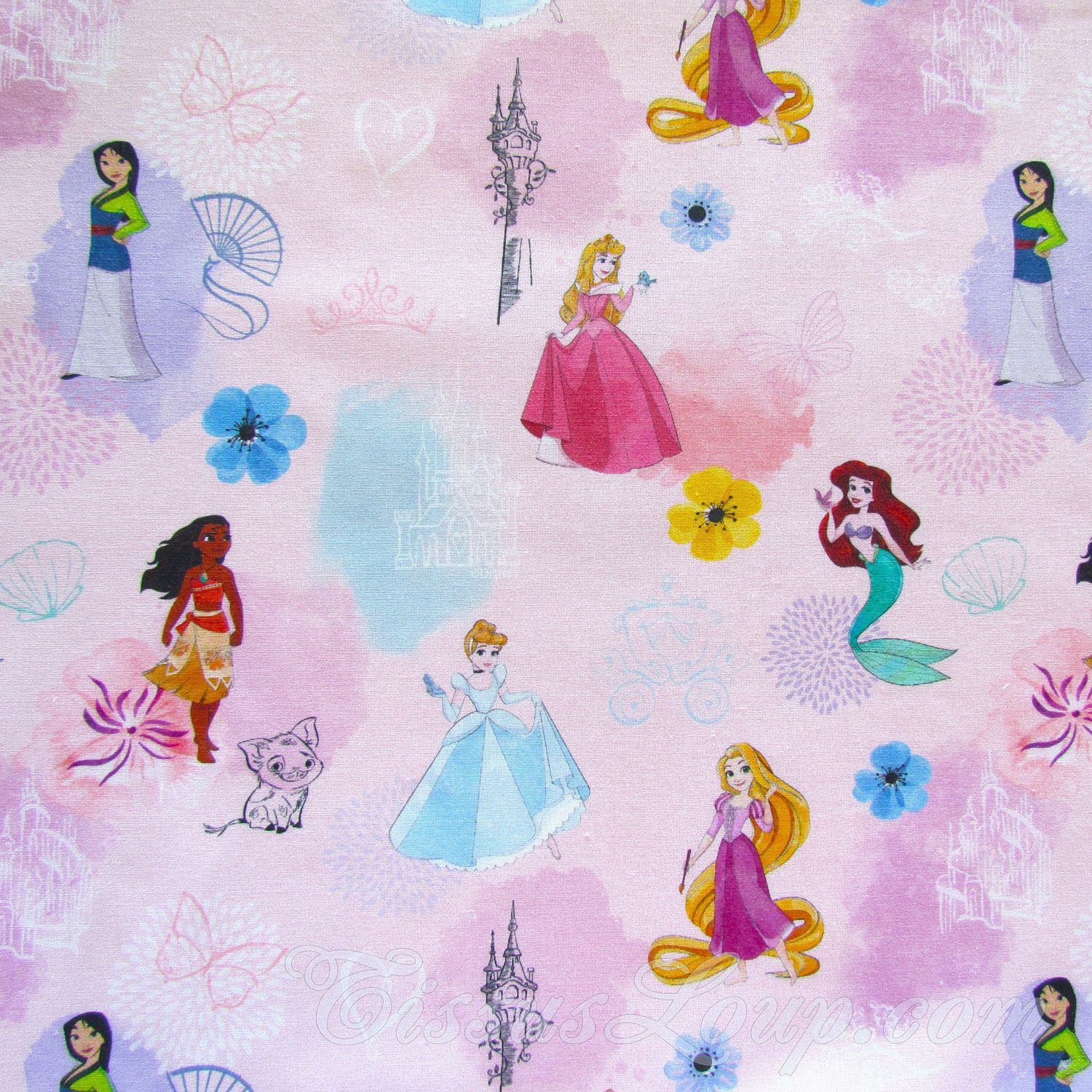 Tessuto Principesse Disney — 1