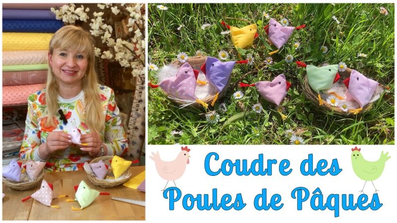 Tutorial di cucito Galline di Pasqua