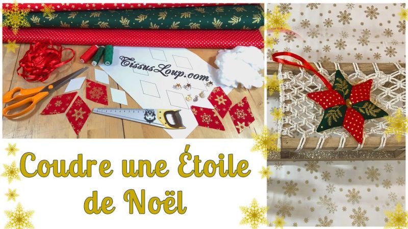 Tutorial di cucito Stella di Natale
