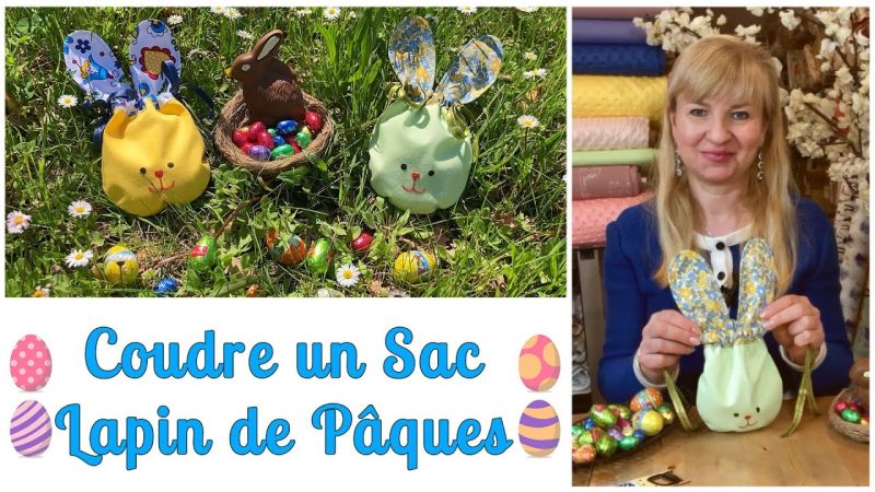 Tutorial per cucire un Sacchetto di Pasqua a forma di Coniglio